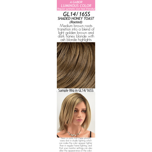  
Color Choice: GL14-16SS Honey Toast Soft Shade (Rooted)
